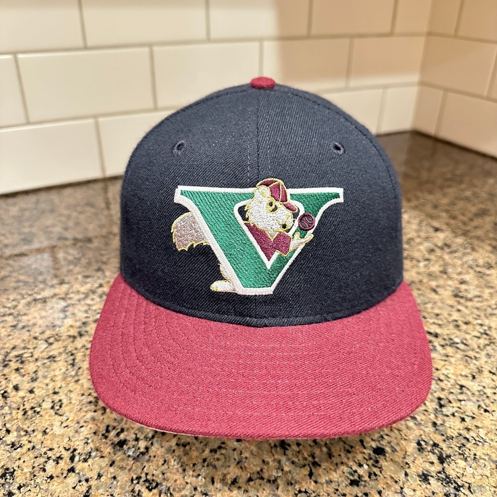 Vtg 90s Visalia Rawhide Oaks New Era 59FIFTY Hat 7 1/8 MiLB Wool Deadstock New